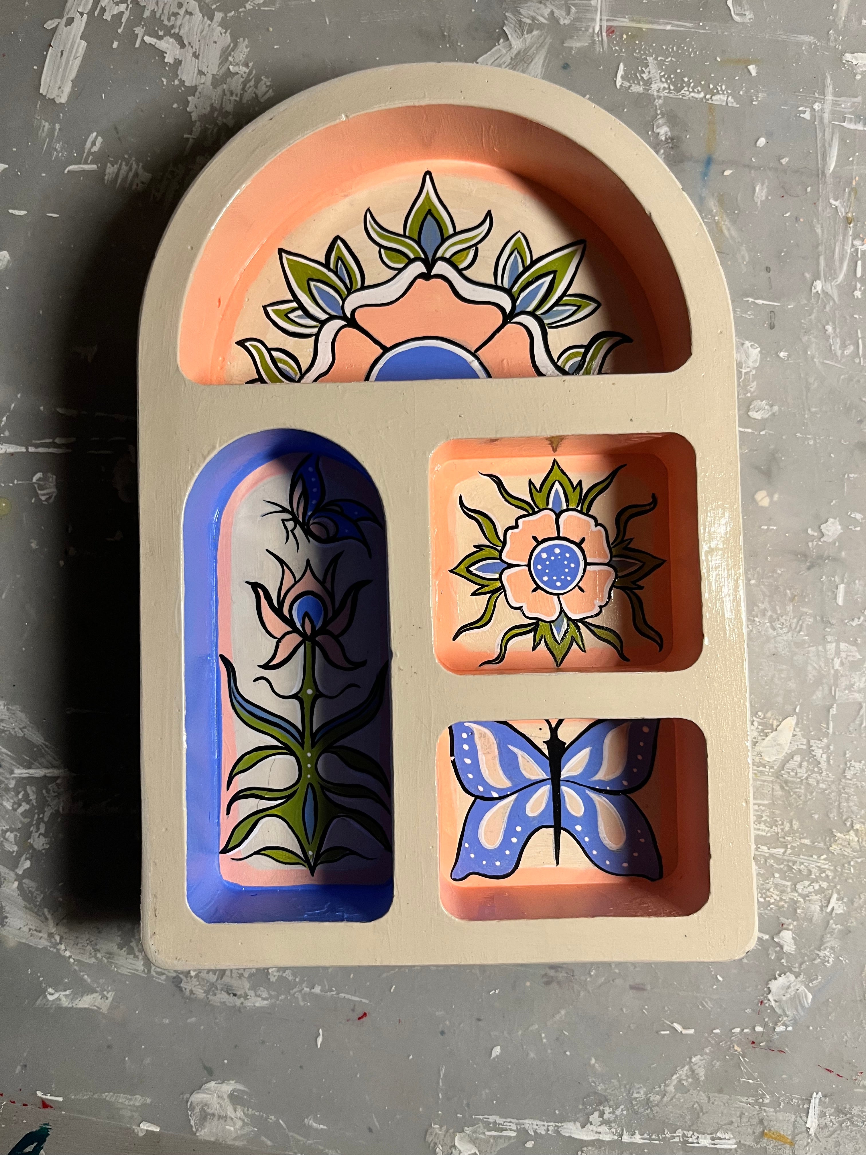 Trinket tray, wall hanging