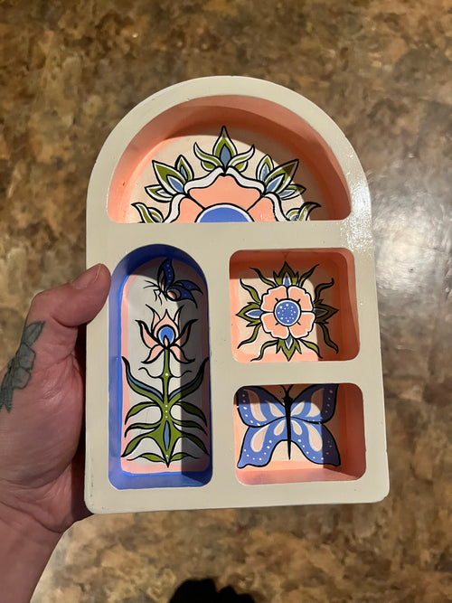 Trinket tray, wall hanging