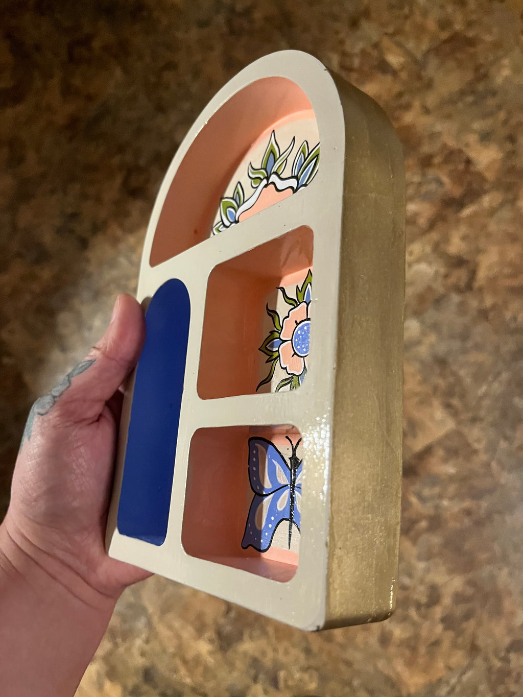 Trinket tray, wall hanging
