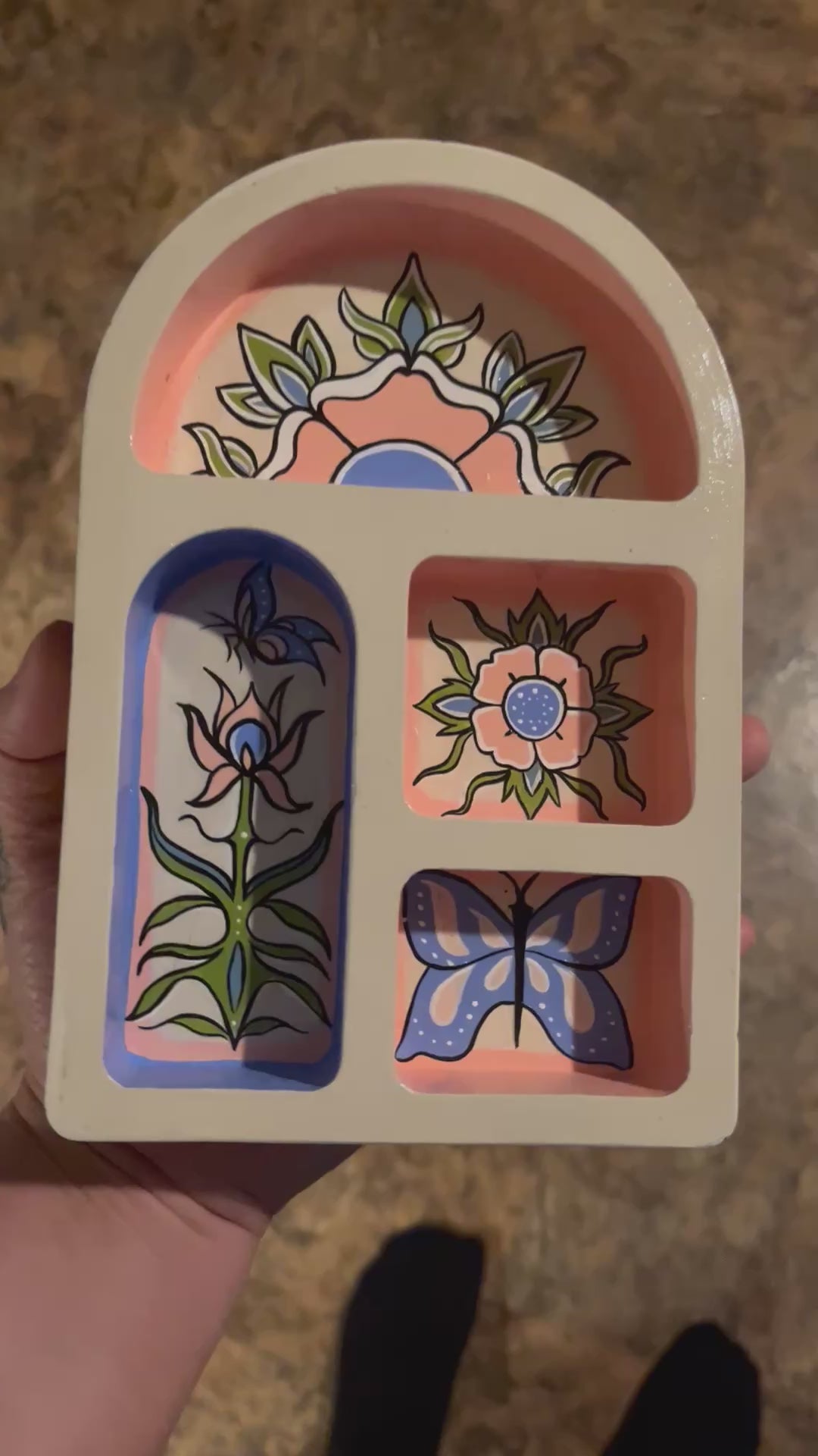 Trinket tray, wall hanging